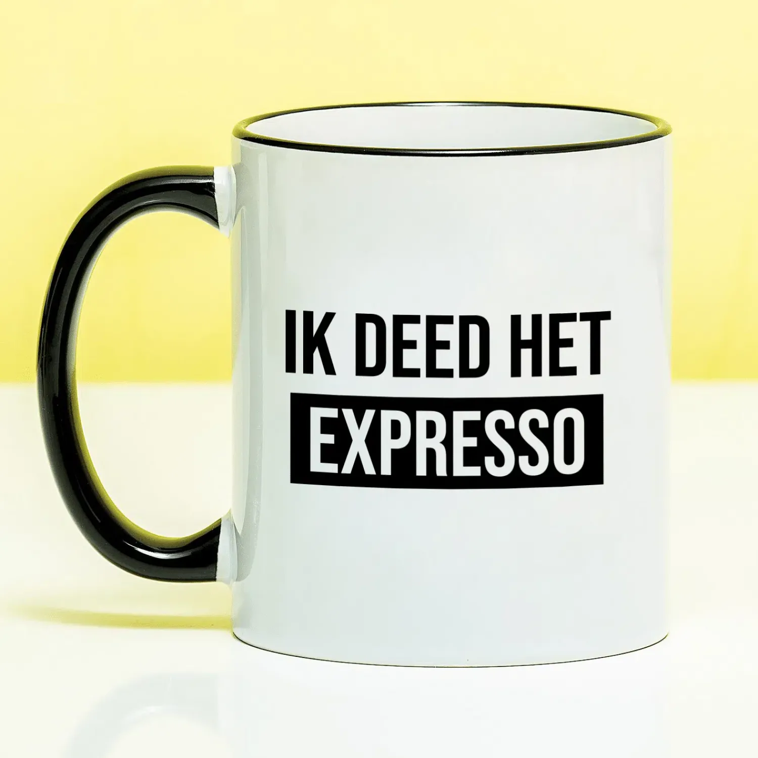 Ditverzinjeniet Mokken & Glazen|Mok Ik deed het expresso