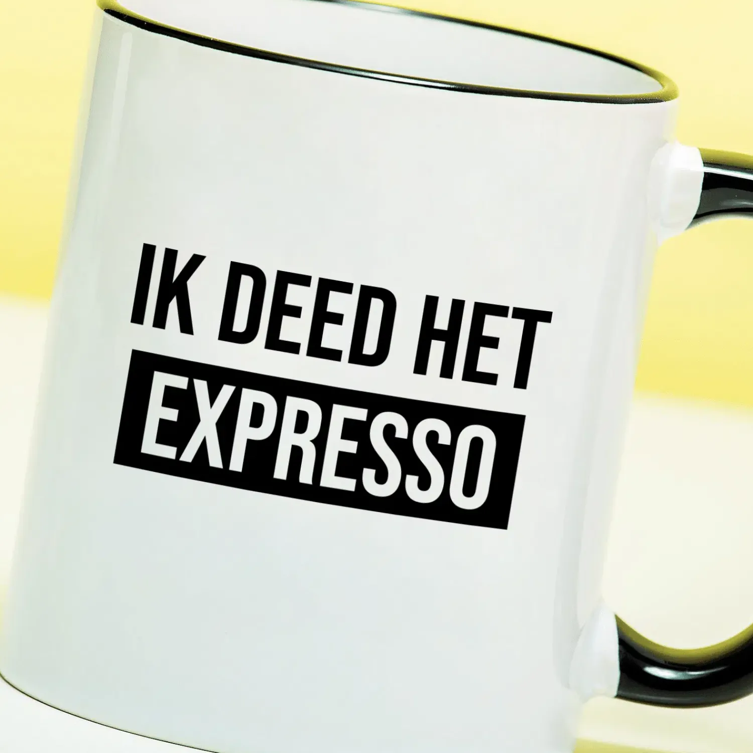 Ditverzinjeniet Mokken & Glazen|Mok Ik deed het expresso