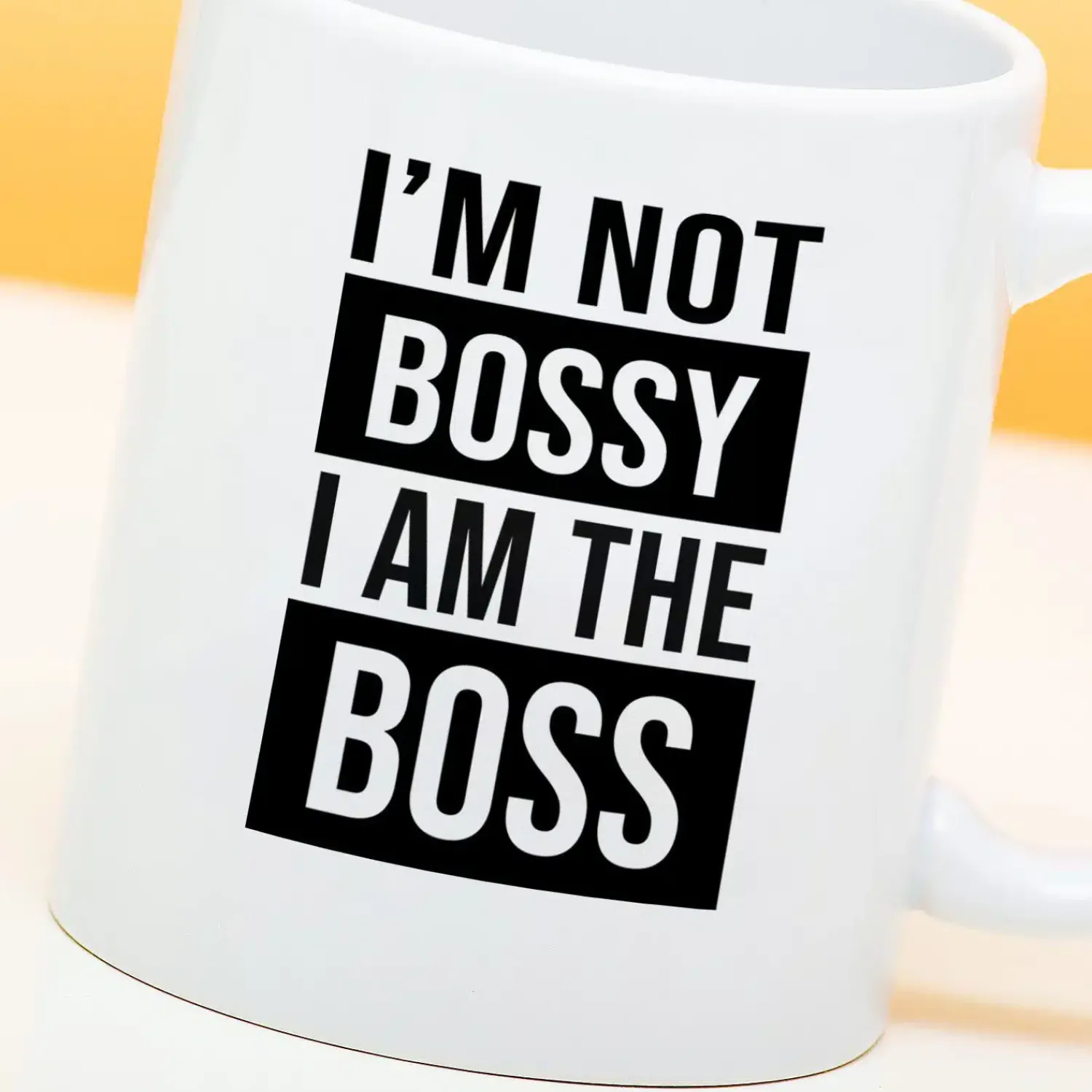 Ditverzinjeniet Mokken & Glazen|Mok I’m Not Bossy