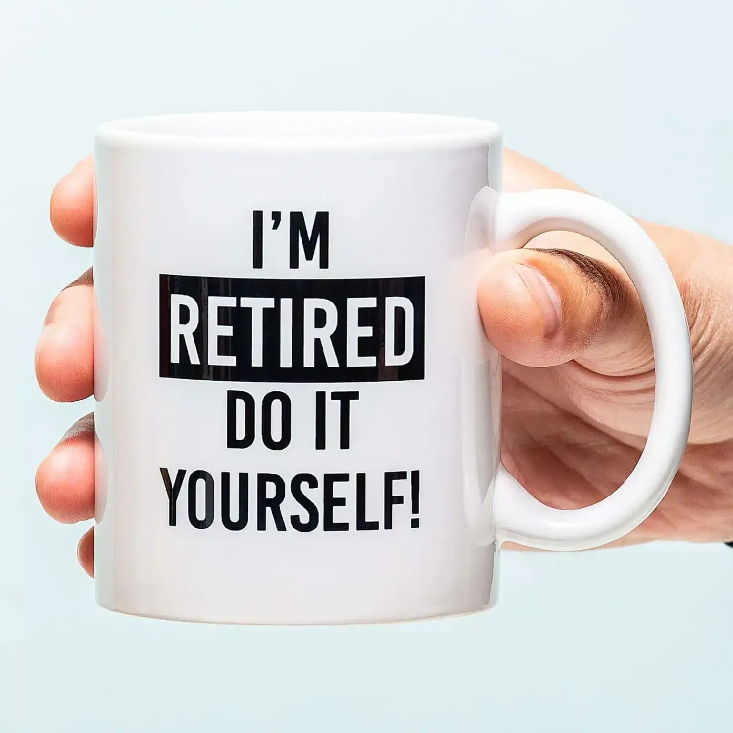 Ditverzinjeniet Mokken & Glazen|Mok I’m retired