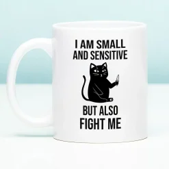 Ditverzinjeniet Mokken & Glazen|Mok I’m Small and Sensitive