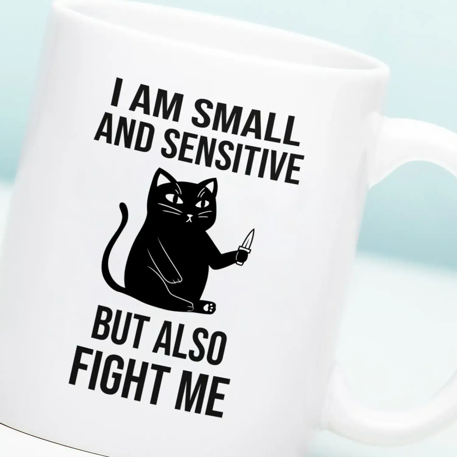 Ditverzinjeniet Mokken & Glazen|Mok I’m Small and Sensitive