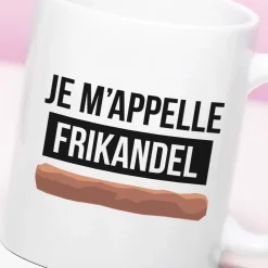 Ditverzinjeniet Kantoor|Mokken & Glazen|Mok Je m’appelle frikandel