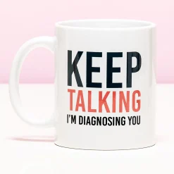 Ditverzinjeniet Mokken & Glazen|Mok Keep talking