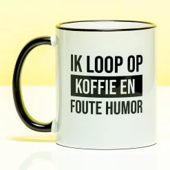 Ditverzinjeniet Mokken & Glazen|Mok Koffie en foute humor