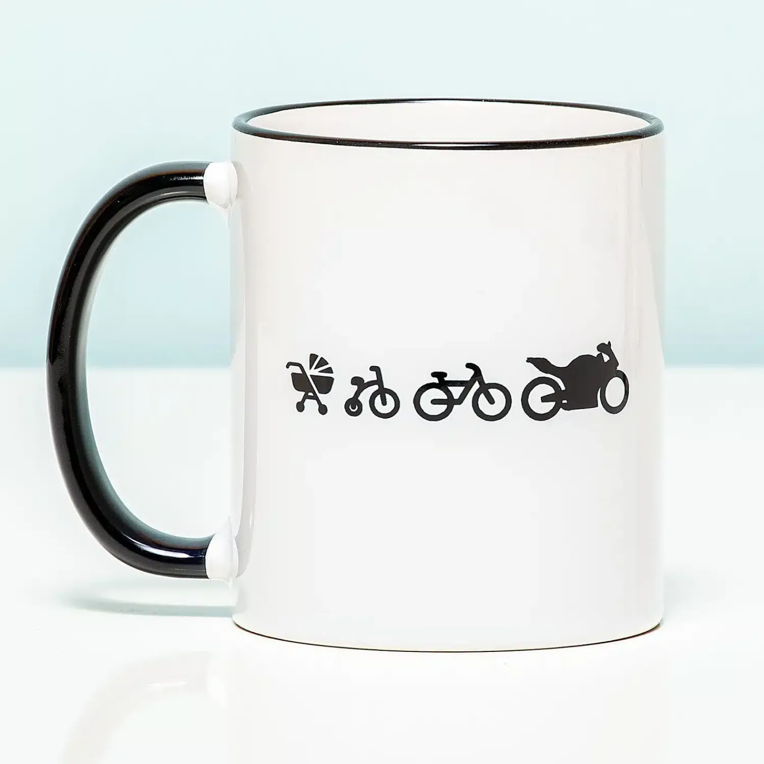 Ditverzinjeniet Mokken & Glazen|Mok Motor evolutie