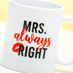 Ditverzinjeniet Mokken & Glazen|Mok Mrs Always Right