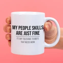 Ditverzinjeniet Mokken & Glazen|Mok My People Skills Are Just Fine