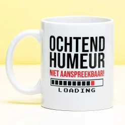 Ditverzinjeniet Mokken & Glazen|Mok Ochtendhumeur niet aanspreekbaar