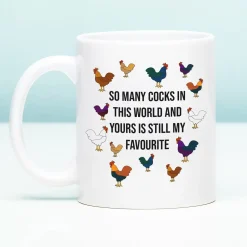 Ditverzinjeniet Mokken & Glazen|Mok So Many Cocks