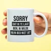 Ditverzinjeniet Kantoor|Mokken & Glazen|Mok Sorry dat ik te laat ben