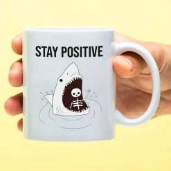 Ditverzinjeniet Mokken & Glazen|Mok Stay Positive