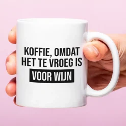 Ditverzinjeniet Kantoor|Mokken & Glazen|Mok Te vroeg voor wijn