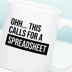 Ditverzinjeniet Mokken & Glazen|Mok This Calls For A Spreadsheet