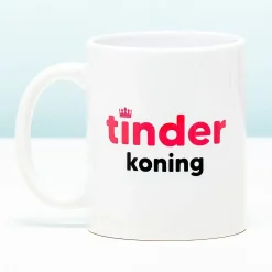 Ditverzinjeniet Mokken & Glazen|Mok Tinder Koning