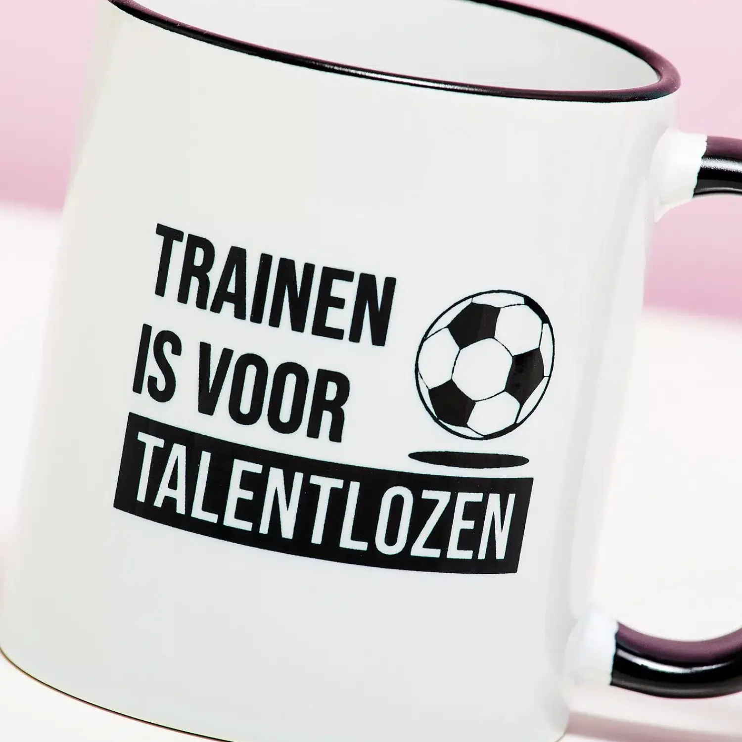 Ditverzinjeniet Mokken & Glazen|Sport|Mok Trainen is voor talentlozen