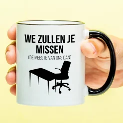 Ditverzinjeniet Mokken & Glazen|Mok We zullen je missen