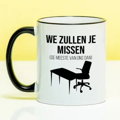 Ditverzinjeniet Mokken & Glazen|Mok We zullen je missen