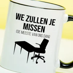 Ditverzinjeniet Mokken & Glazen|Mok We zullen je missen