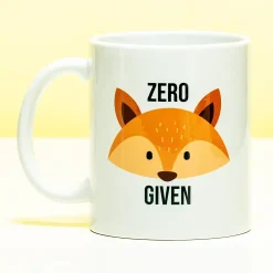 Ditverzinjeniet Mokken & Glazen|Mok Zero fox given
