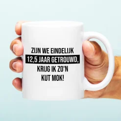 Ditverzinjeniet Mokken & Glazen|Mok Zijn we eindelijk zoveel jaar getrouwd