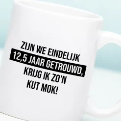 Ditverzinjeniet Mokken & Glazen|Mok Zijn we eindelijk zoveel jaar getrouwd