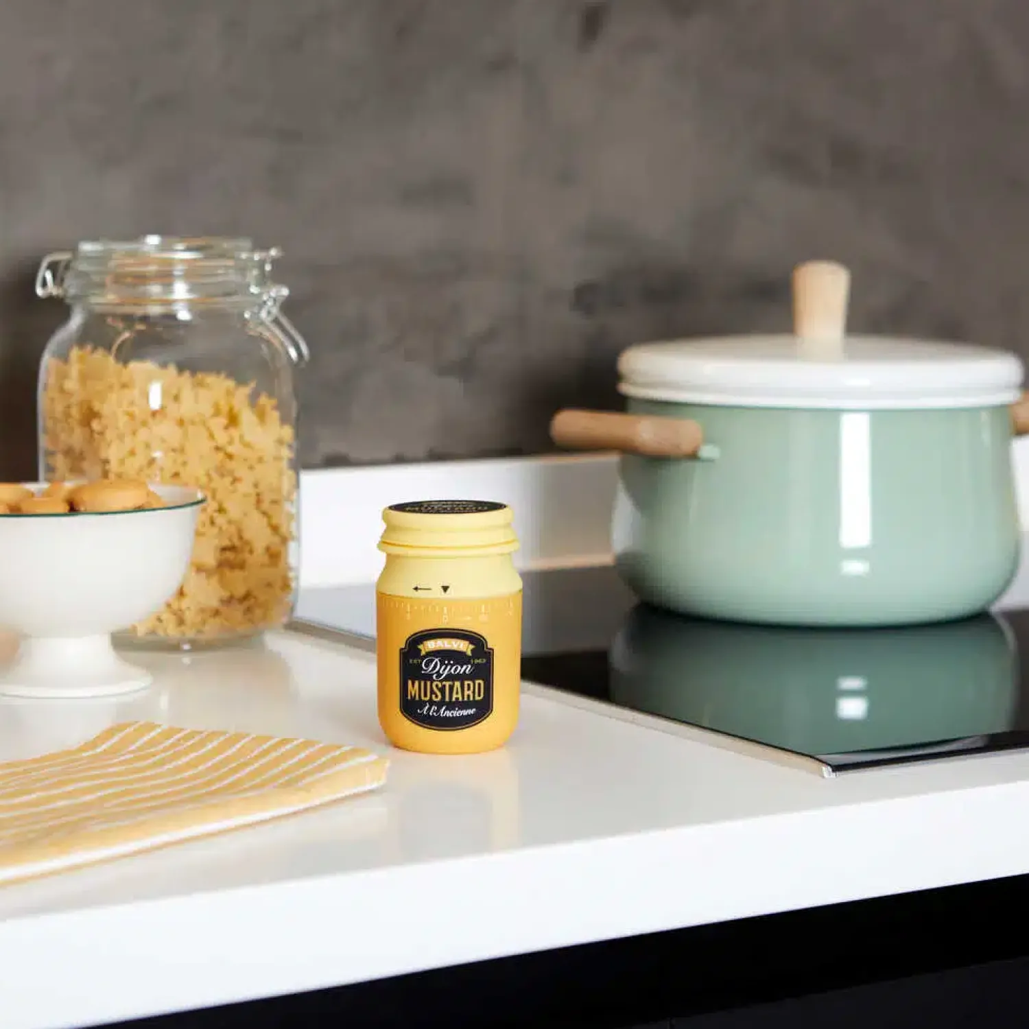 Ditverzinjeniet Kookwekkers|Mosterd kookwekker