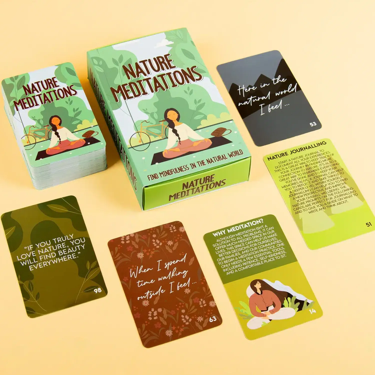 Ditverzinjeniet Mindfulness|Nature Meditations kaarten