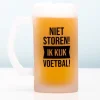 Ditverzinjeniet Mokken & Glazen|Borrelen|Niet storen, ik kijk voetbal bierpul