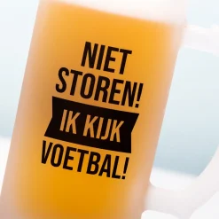 Ditverzinjeniet Mokken & Glazen|Borrelen|Niet storen, ik kijk voetbal bierpul