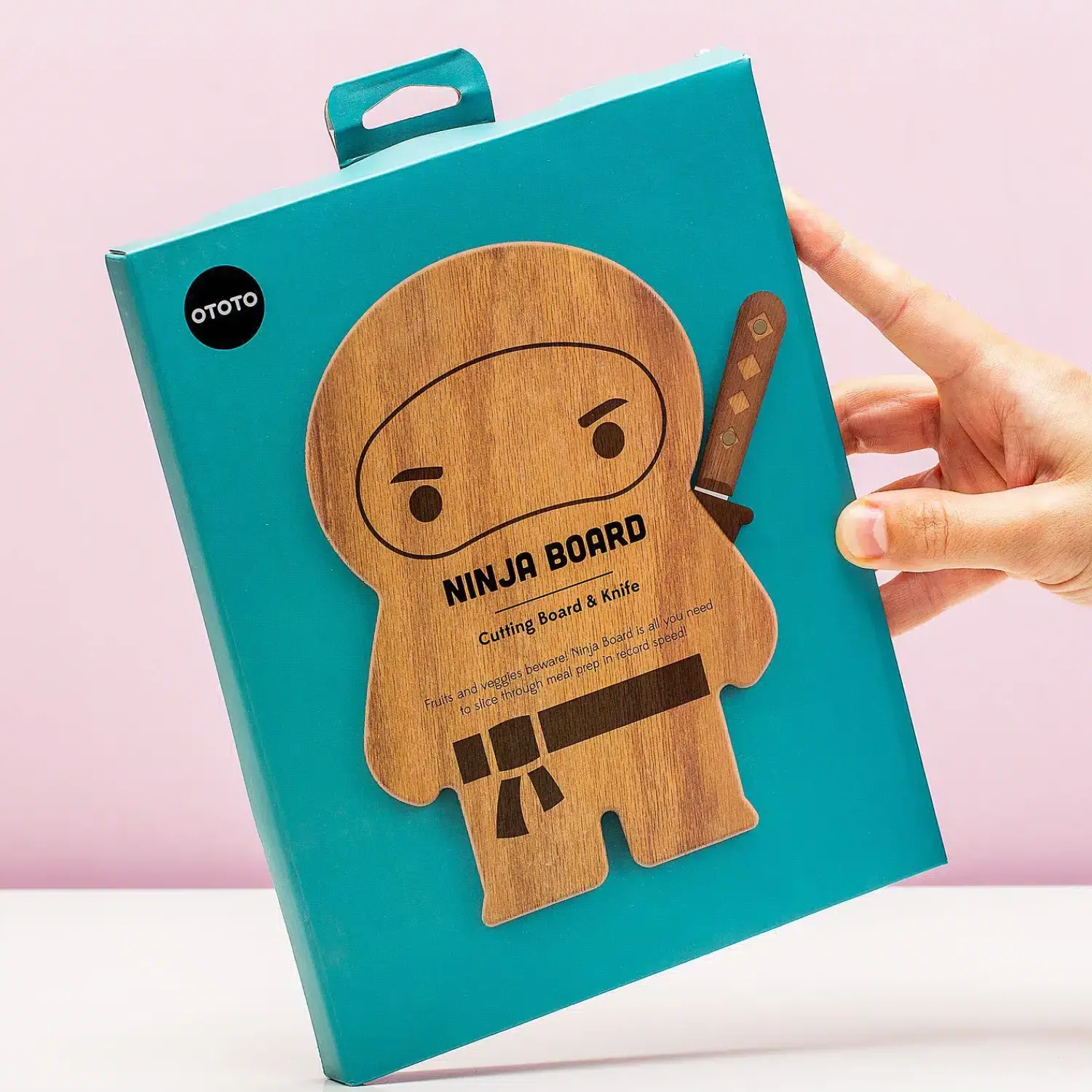 Ditverzinjeniet Snijplanken|Ninja snijplank en mes