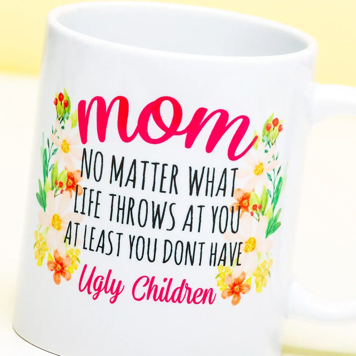 Ditverzinjeniet Mokken & Glazen|No Ugly Children Mok