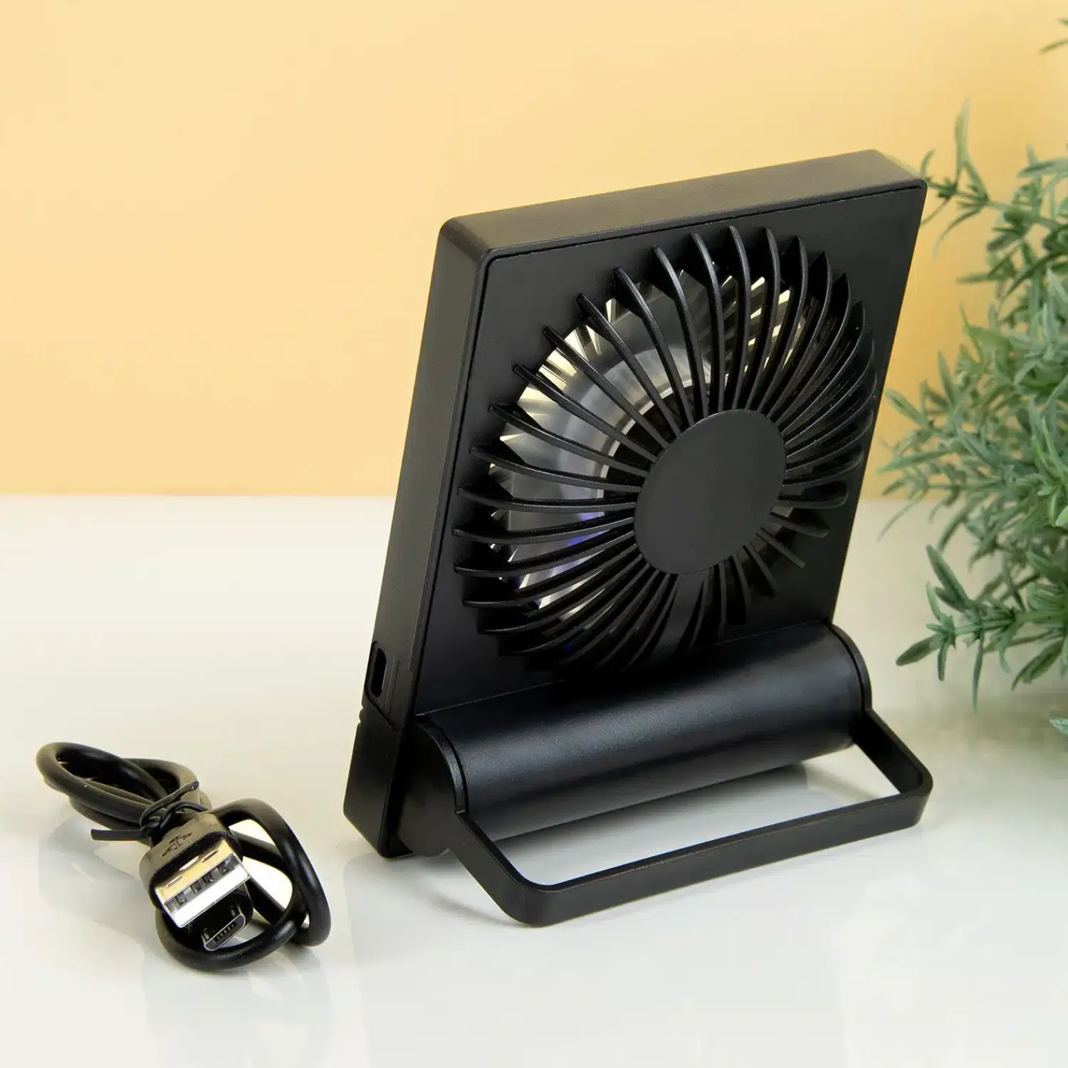 Ditverzinjeniet Kantoor|Oplaadbare bureauventilator