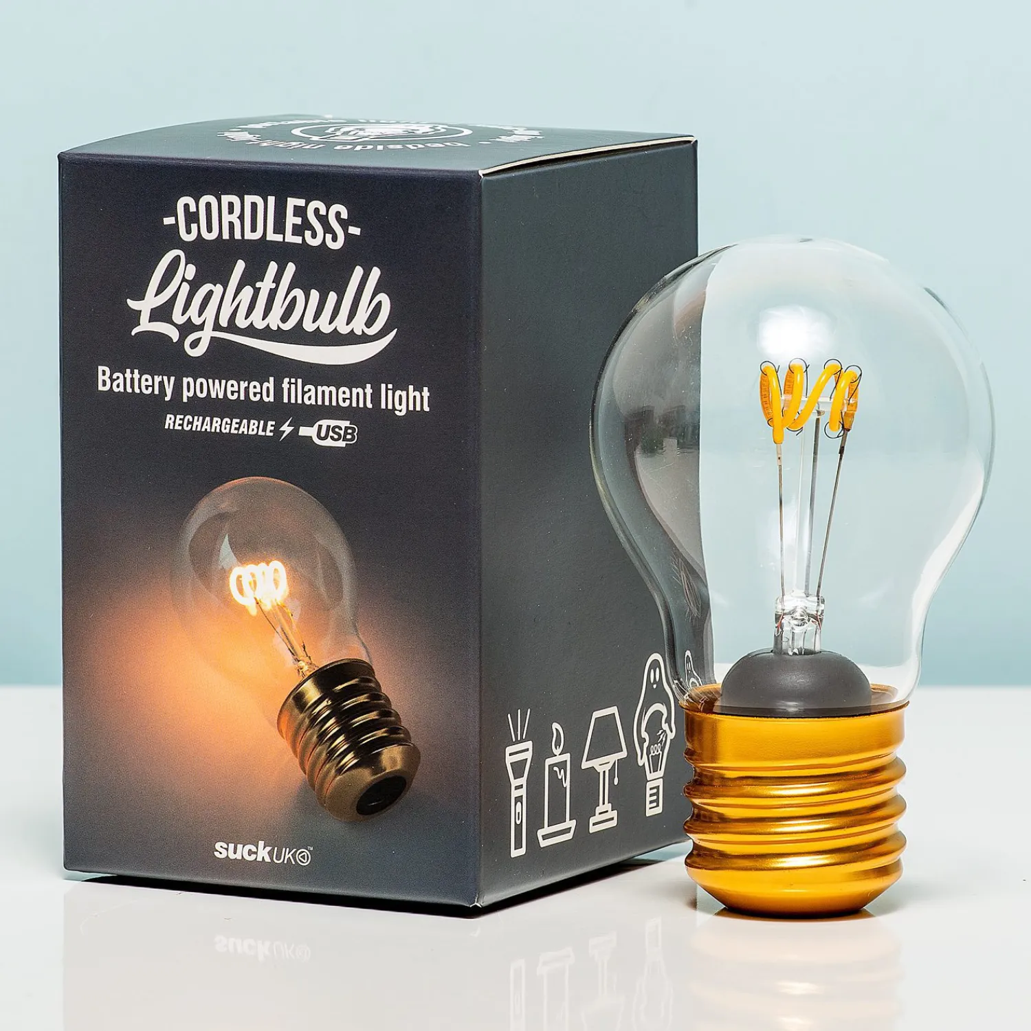Ditverzinjeniet Verlichting|Oplaadbare LED filament lamp