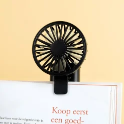 Ditverzinjeniet Kantoor|Oplaadbare ventilator met clip