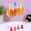 Ditverzinjeniet Vrijgezellenfeestjes|Borrelen|Piemel glasmarkeerders (set van 6)