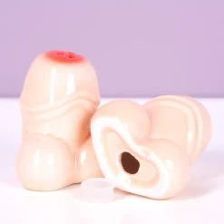 Ditverzinjeniet Peper- En Zoutstellen|Piemel peper- en zoutstel