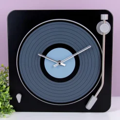 Ditverzinjeniet Retro|Klokken En Wekkers|Platenspeler klok