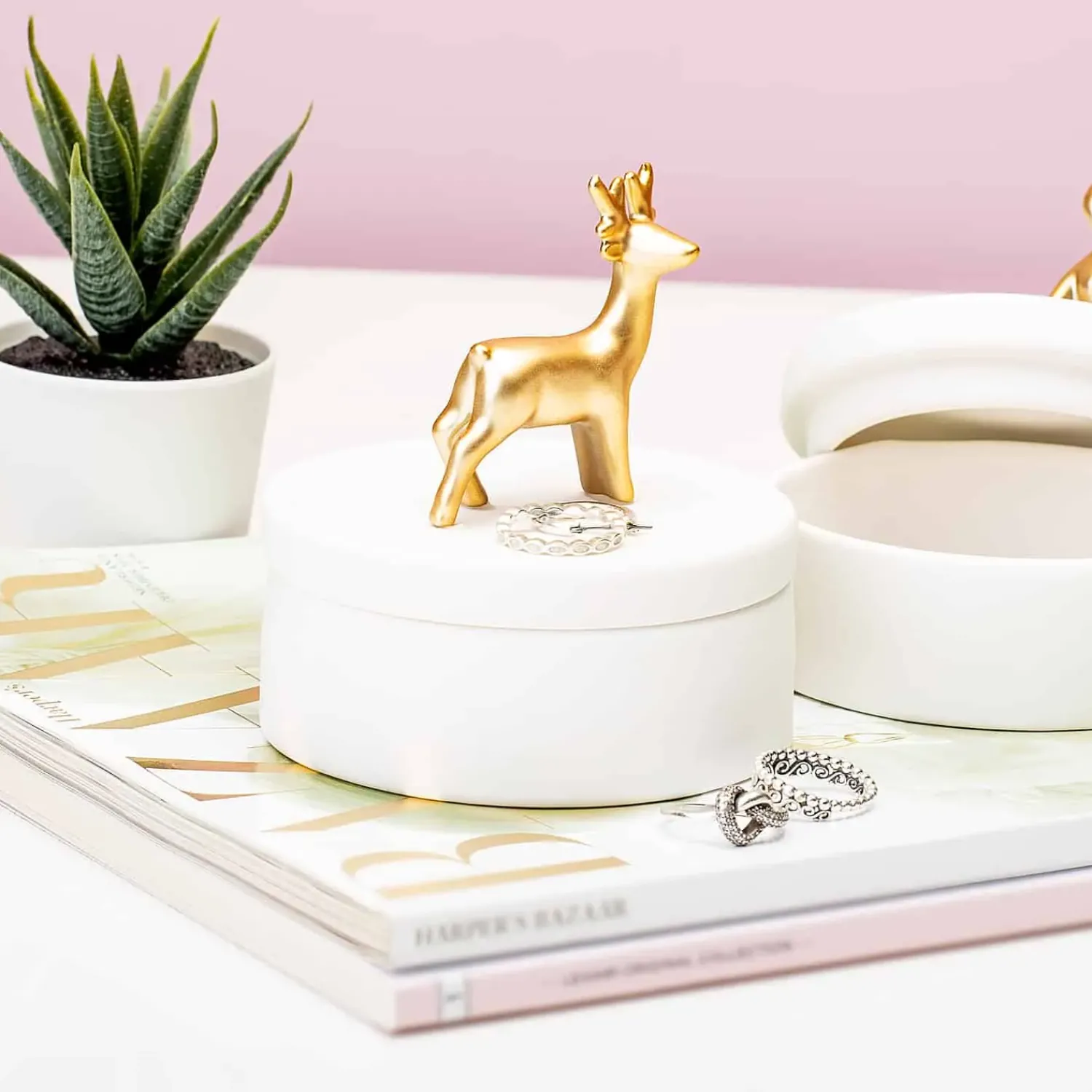 Ditverzinjeniet Sieradenhouders|Porseleinen juwelendoosje