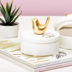 Ditverzinjeniet Sieradenhouders|Porseleinen juwelendoosje