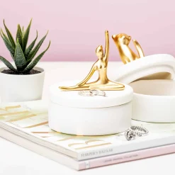 Ditverzinjeniet Sieradenhouders|Porseleinen juwelendoosje