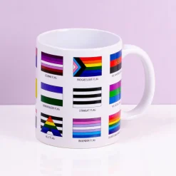 Ditverzinjeniet Mokken & Glazen|Pride vlag mok