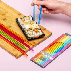 Ditverzinjeniet Duurzaam|Regenboog eetstokjes (set van 6)