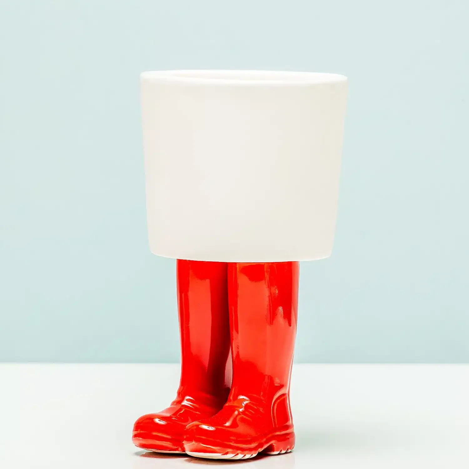 Ditverzinjeniet Bloempotten|Regenlaarzen bloempot