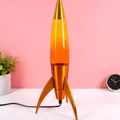 Ditverzinjeniet Lavalampen|Rocket lavalamp oranje geel gradient