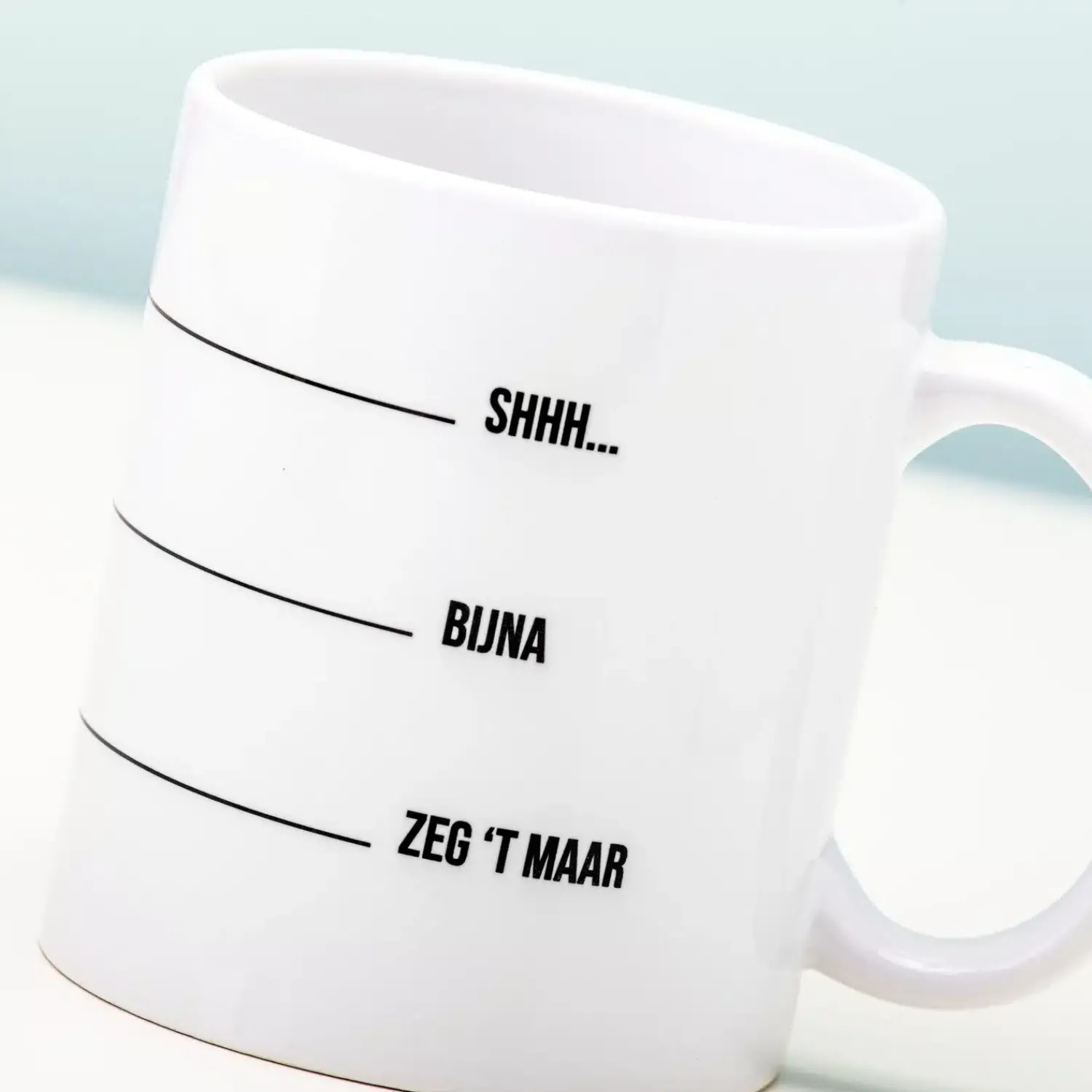 Ditverzinjeniet Mokken & Glazen|Shhh… Mok