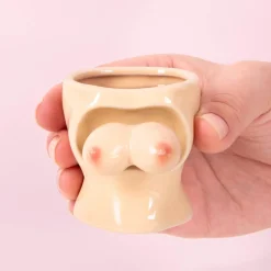 Ditverzinjeniet Mokken & Glazen|Borrelen|Shotglazen met borsten (set van 3)