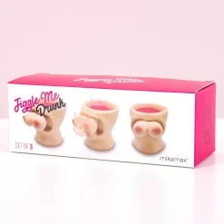 Ditverzinjeniet Mokken & Glazen|Borrelen|Shotglazen met borsten (set van 3)