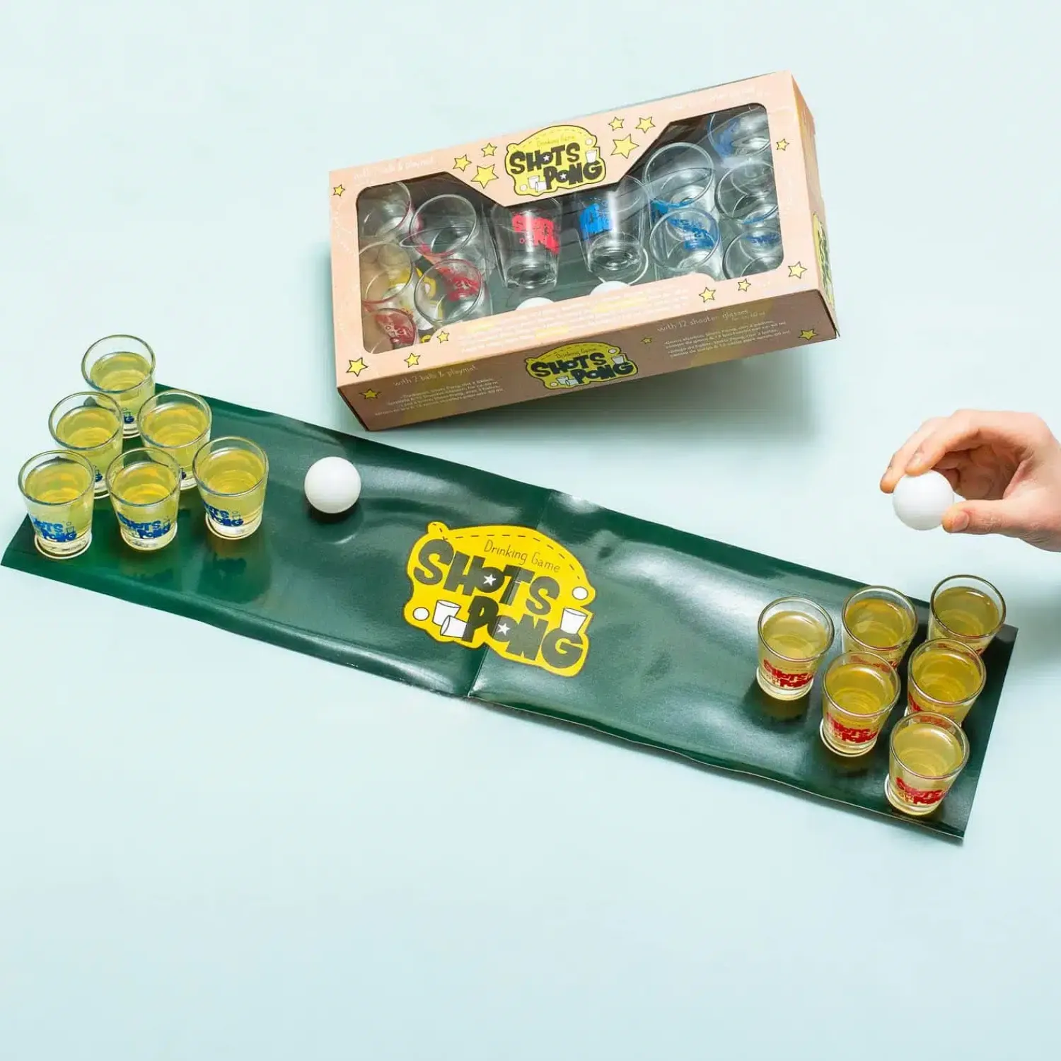 Ditverzinjeniet Drankspelletjes|Vrijgezellenfeestjes|Shots Pong drankspel