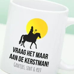 Ditverzinjeniet Mokken & Glazen|Sinterklaasmok Vraag het maar aan de kerstman